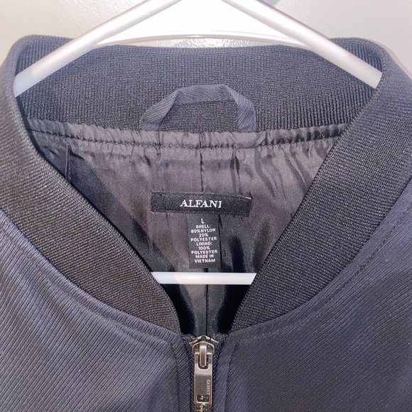 Black Alfani Bomber jacket, size large - Picture 6 of 6